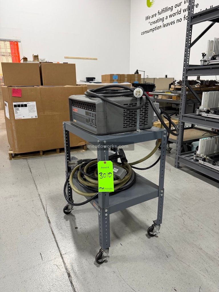Husky 12 Zone Hot Runner Controller w/Cables on Rolling Cart - Image 4