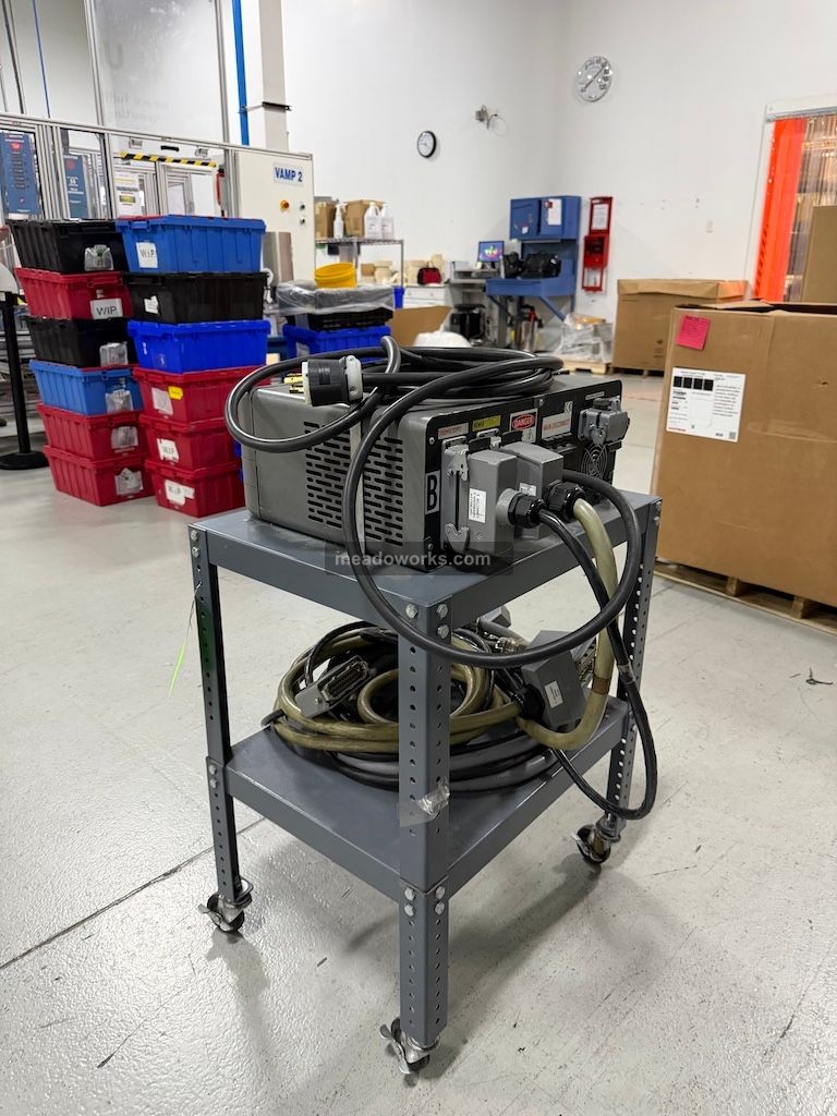 Husky 12 Zone Hot Runner Controller w/Cables on Rolling Cart - Image 5