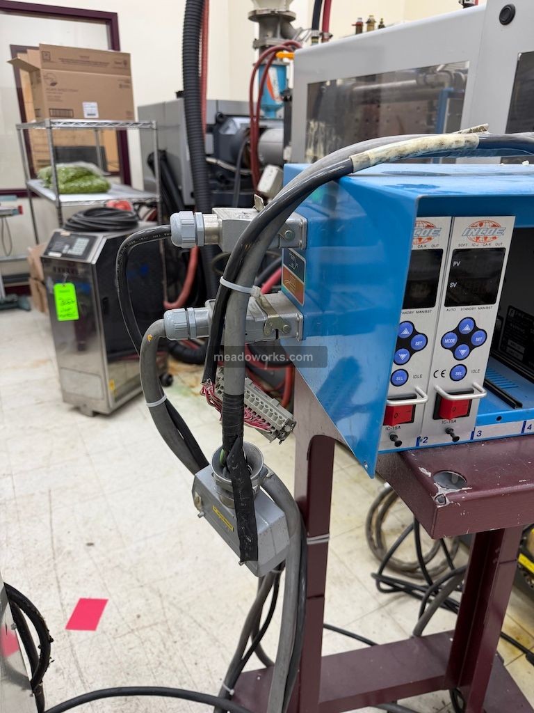 DME 8-Zone Hot Runner Controller w/Cables on Rolling Cart (3 Cards Only) - Image 3