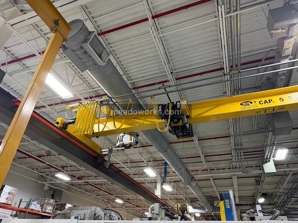 Mass Crane and Hoist 5-Ton Freestanding Crane w/R&M 5-Trolley, Hoist & Flex EX2 Controls - Image 4