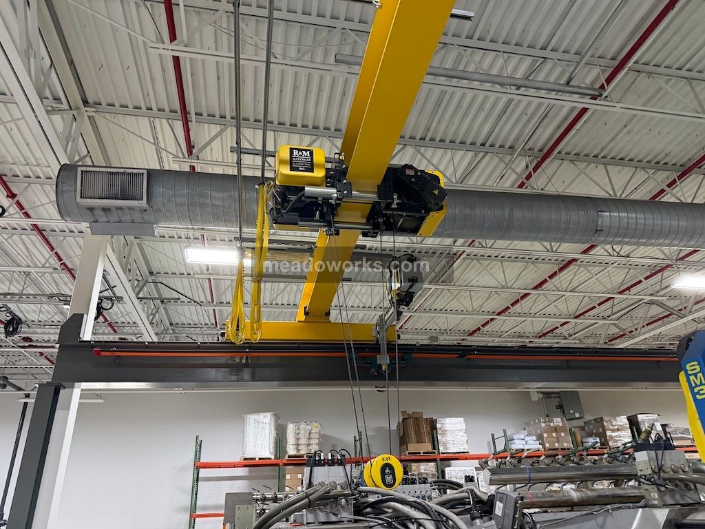 Mass Crane and Hoist 5-Ton Freestanding Crane w/R&M 5-Trolley, Hoist & Flex EX2 Controls - Image 7