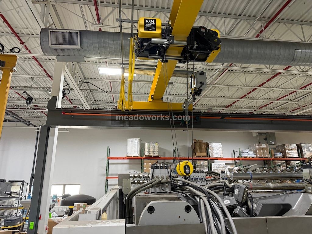 Mass Crane and Hoist 5-Ton Freestanding Crane w/R&M 5-Trolley, Hoist & Flex EX2 Controls - Image 8