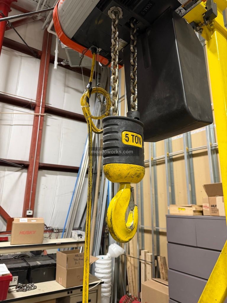 Spanco 5-Ton Mobile Crane w/Kone Cranes 5-Ton Hoist & Controls - Image 4