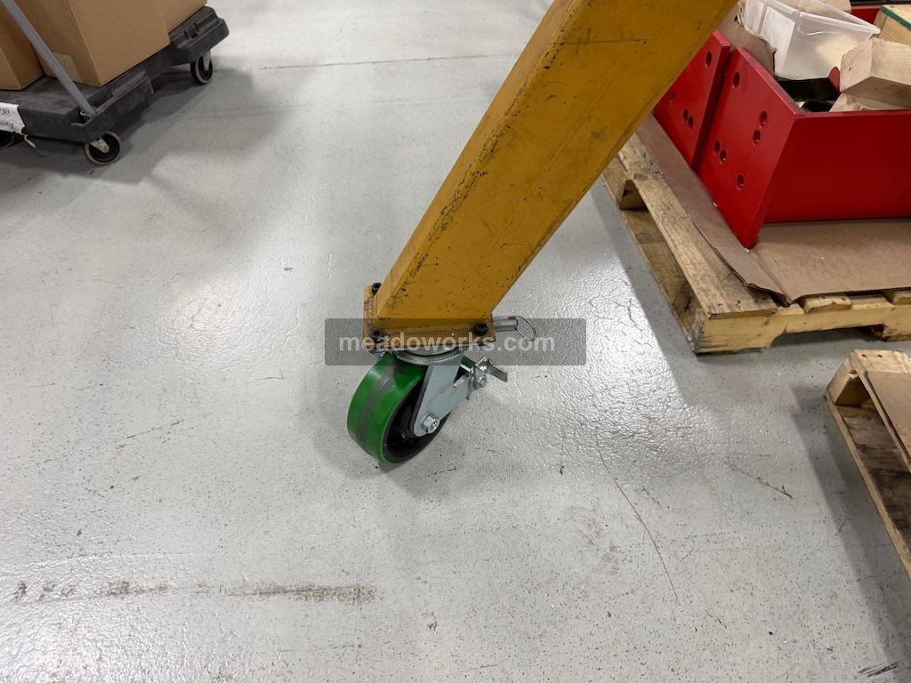 Spanco 5-Ton Mobile Crane w/Budgit 5-Ton Hoist & Controls - Image 9