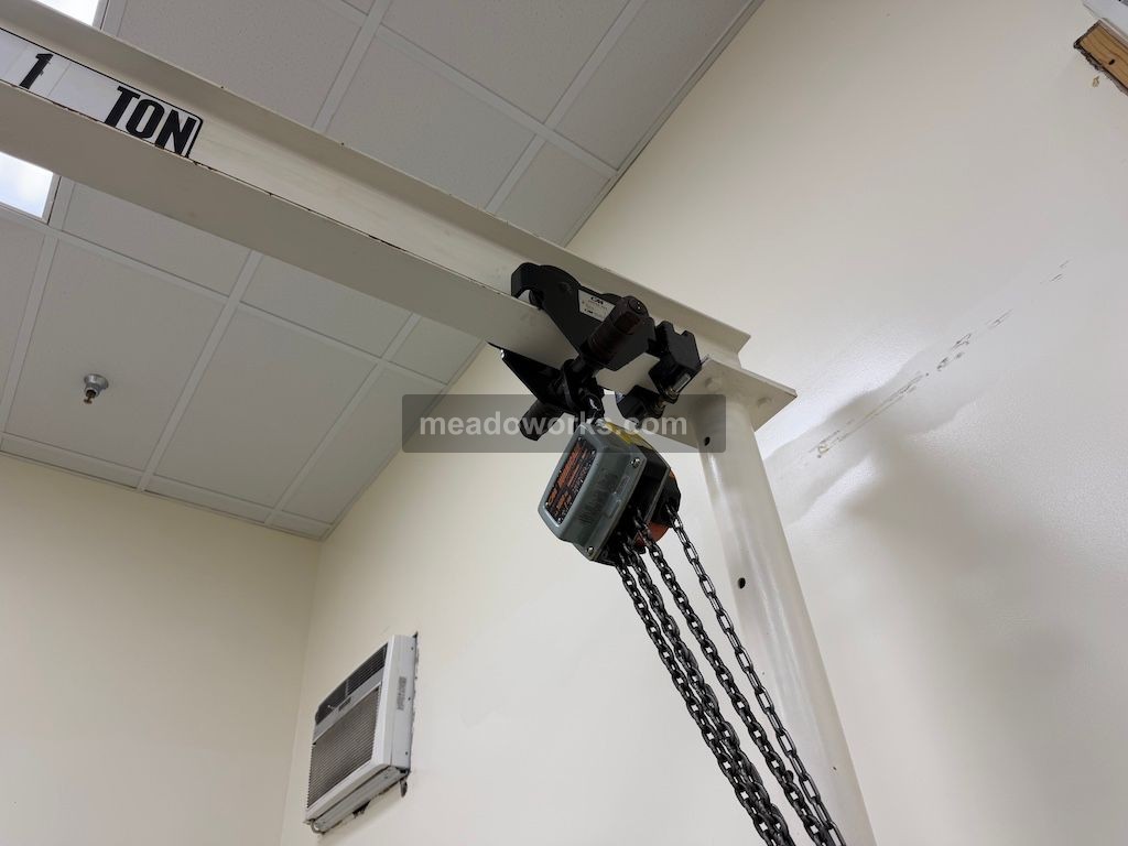 Handling Systems 1-Ton Mobile Crane w/CM Hurrican 1 Ton Chain Hoist - Image 5