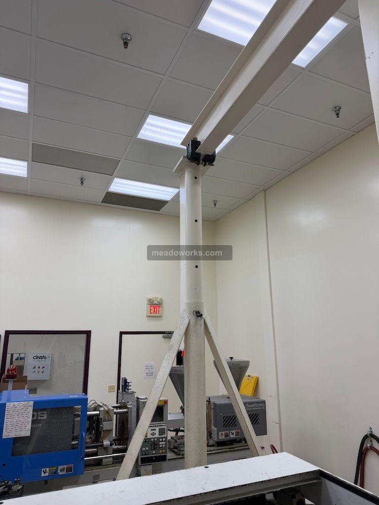 Handling Systems 1-Ton Mobile Crane w/CM Hurrican 1 Ton Chain Hoist - Image 7