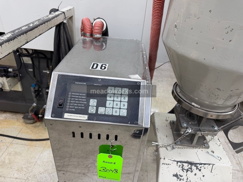 Una-Dyn Material Dryer w/Hopper on Rolling Cart - Image 2