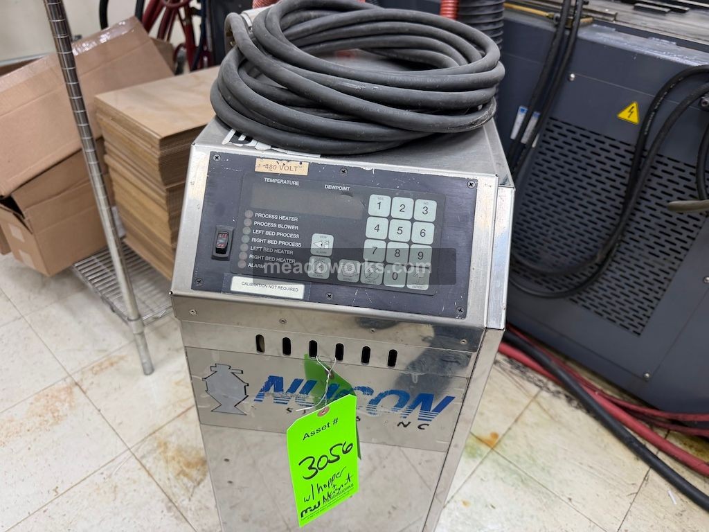 Una-Dyn Material Dryer w/40 Lb. Hopper and Feed Throat Magnet - Image 5