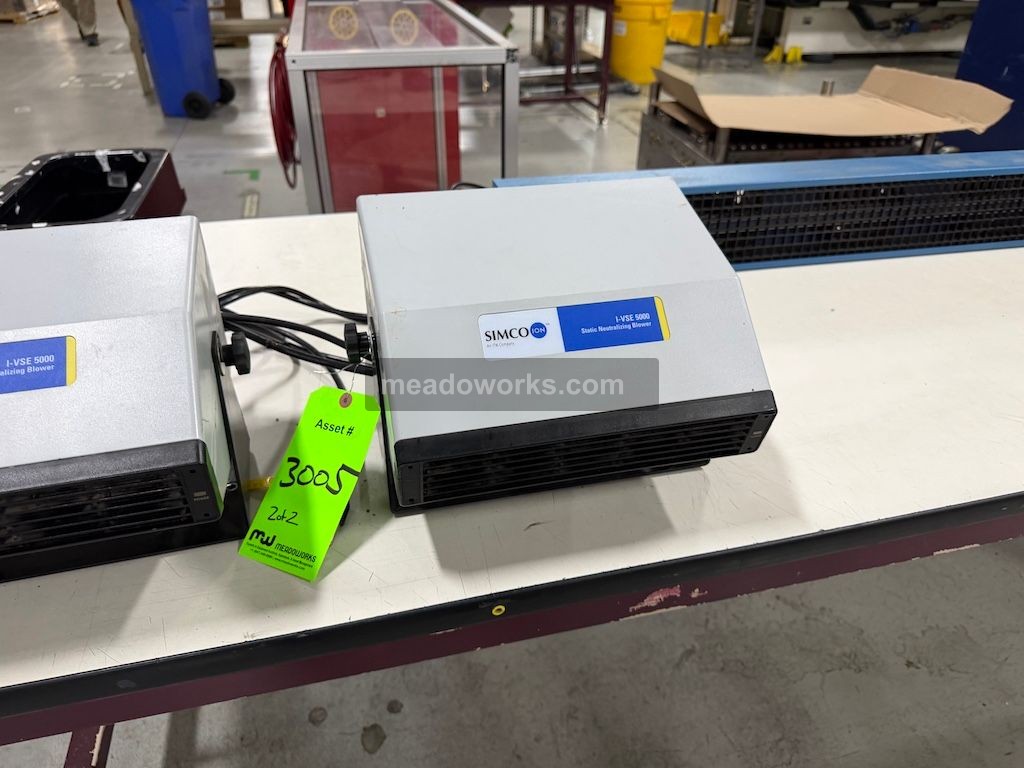 Lot of (2) Simco I-VSE 5000 Static Neutralizing Blowers - Image 3