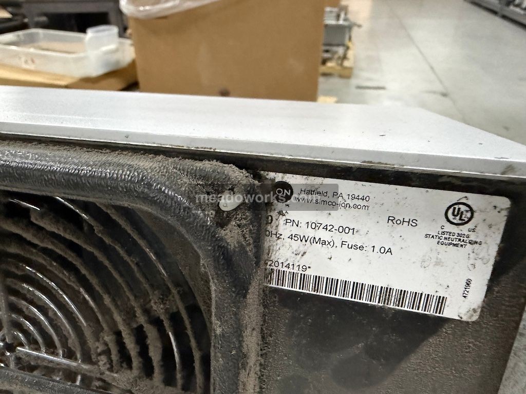Lot of (2) Simco I-VSE 5000 Static Neutralizing Blowers - Image 6